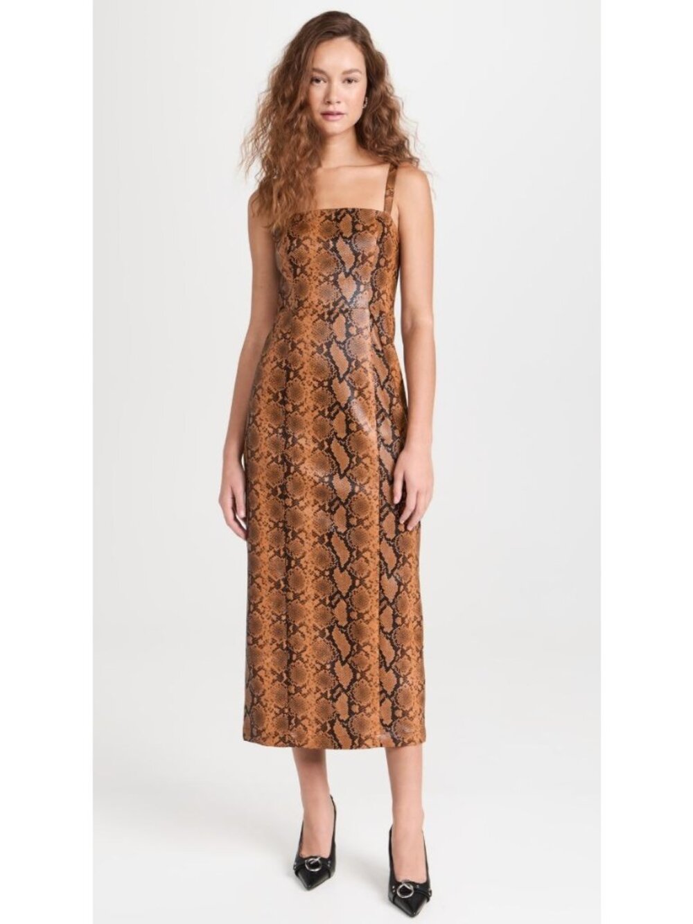 KITRI Ursula Snakeskin Vinyl Dress NWT - Size 2